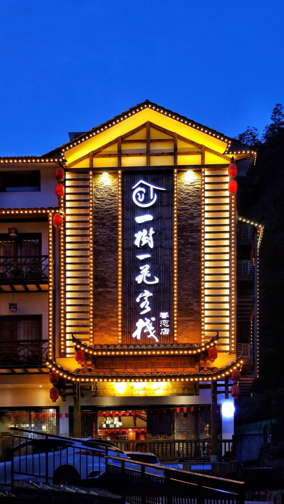 Апартаменты 一树一花客栈眷恋店 Улинъюань Экстерьер фото